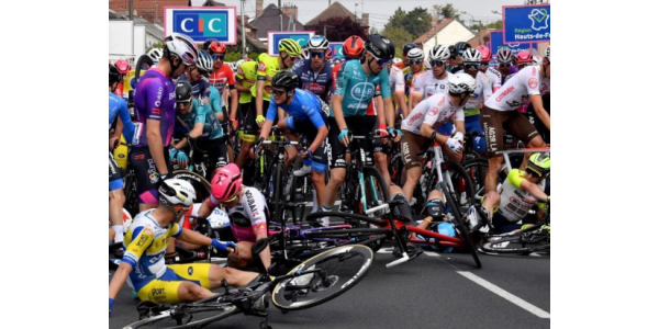 Sam Welsford verliest titel met sprintelleboog